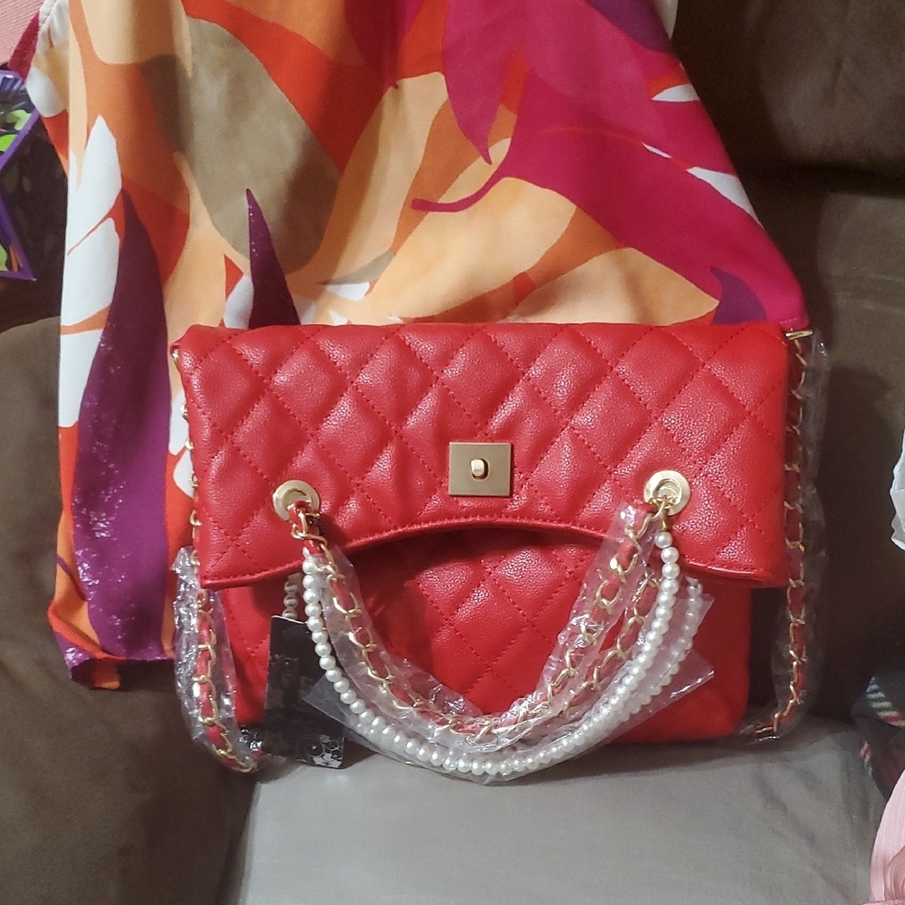 Fashion Bag Vegan Leather Quilted Crossbody/Clutch